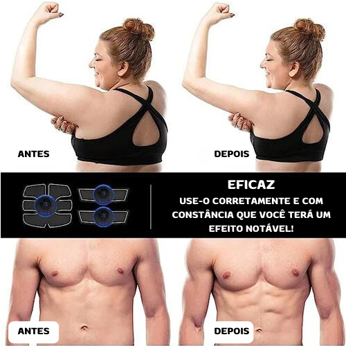 Estimulador Muscular Recarregável MuscleShaper