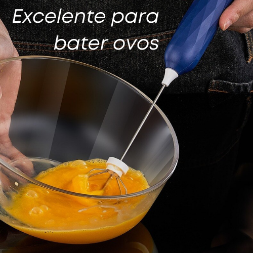 Mixer Recarregável Portátil 2 em 1 CremoMix Luxo