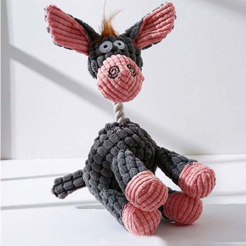 Brinquedo Pet de Veludo Cotelê SillyDonkey