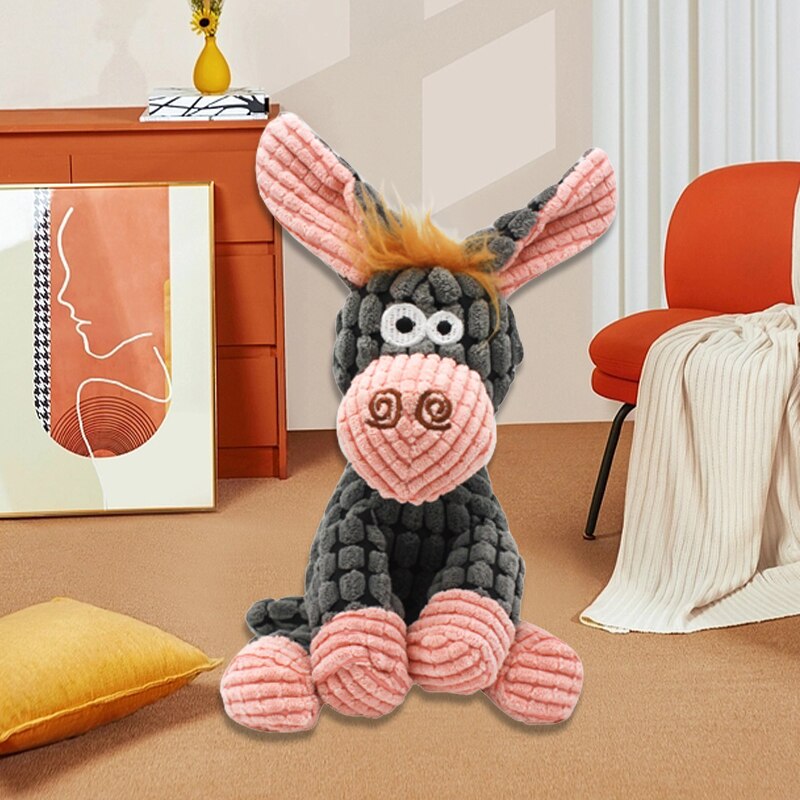 Brinquedo Pet de Veludo Cotelê SillyDonkey